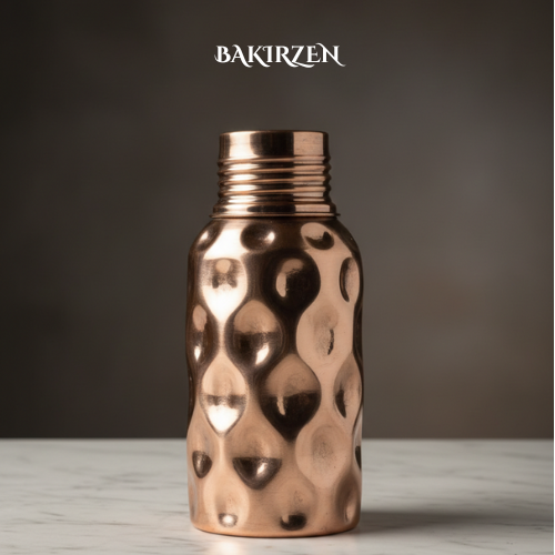 Parlak Çökertme Bakır Matara (1.6L)