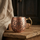 Ağır İşlemeli Kırmızı Bardak (300ml)