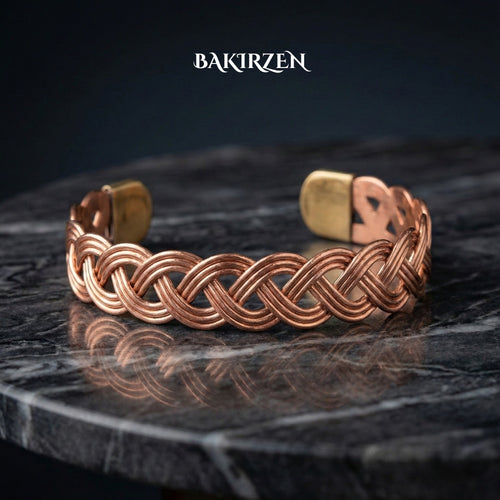 El Oyması Bakır Bileklik